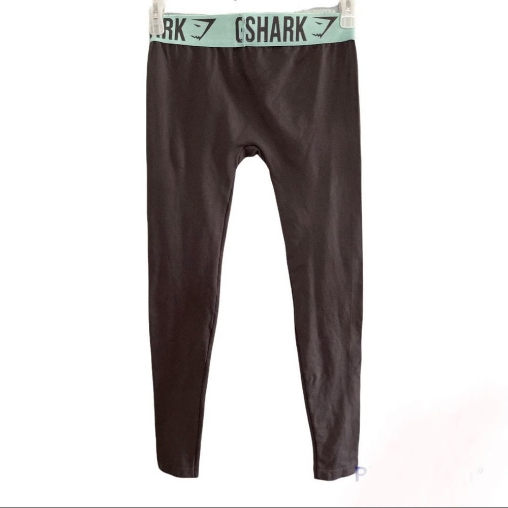Gymshark leggings blue band small